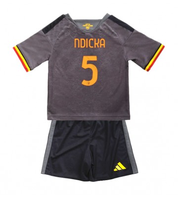 AS Roma Evan Ndicka #5 Replika Tredje Tröja Barn 2026-27 Kortärmad (+ Korta byxor)